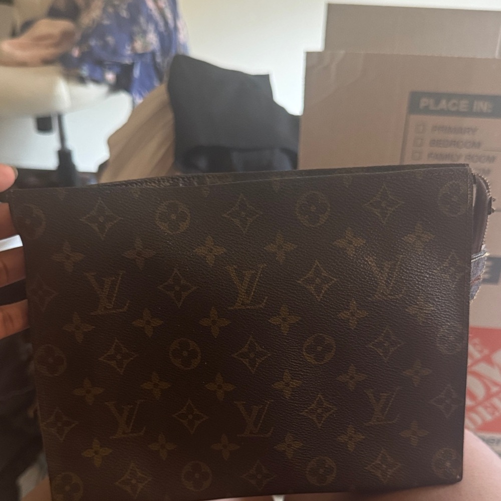 Louis Vuitton Dark Brown Monogram Toiletry Bag